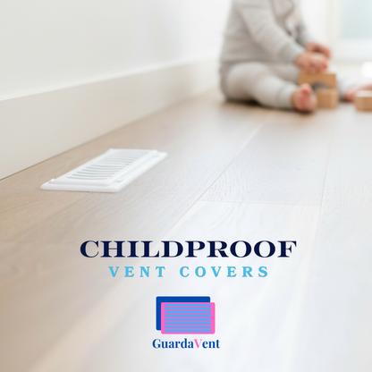 GuardaVent® Childproof Floor Vent Cover | Fits 3"x10" & 4"x10" Openings