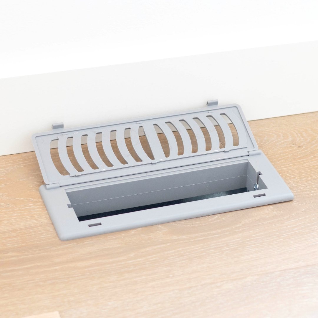 Babyproof Childproof Floor Vent Covers/Registers - Fits 3"x10" and 4"x10" vent openings - GuardaVent by Karymi